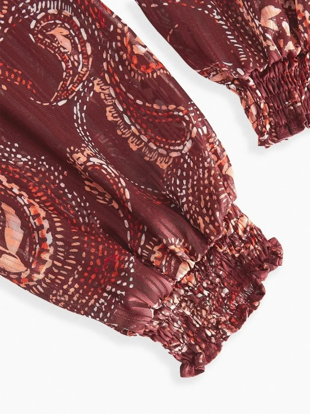 Blusa Manga Longa Textura Vinho - EstiloE, Camisa Manga Longa, Camisa Feminina Manga Longa, Camisa Feminina Floral, Camisa Feminina Estampada, Camisa Feminina, Blusa Sofisticada, Blusa Manga Longa, Blusa Feminina Vinho, Blusa Feminina, Blusa Estampa Pasley, Blusa Elegante
