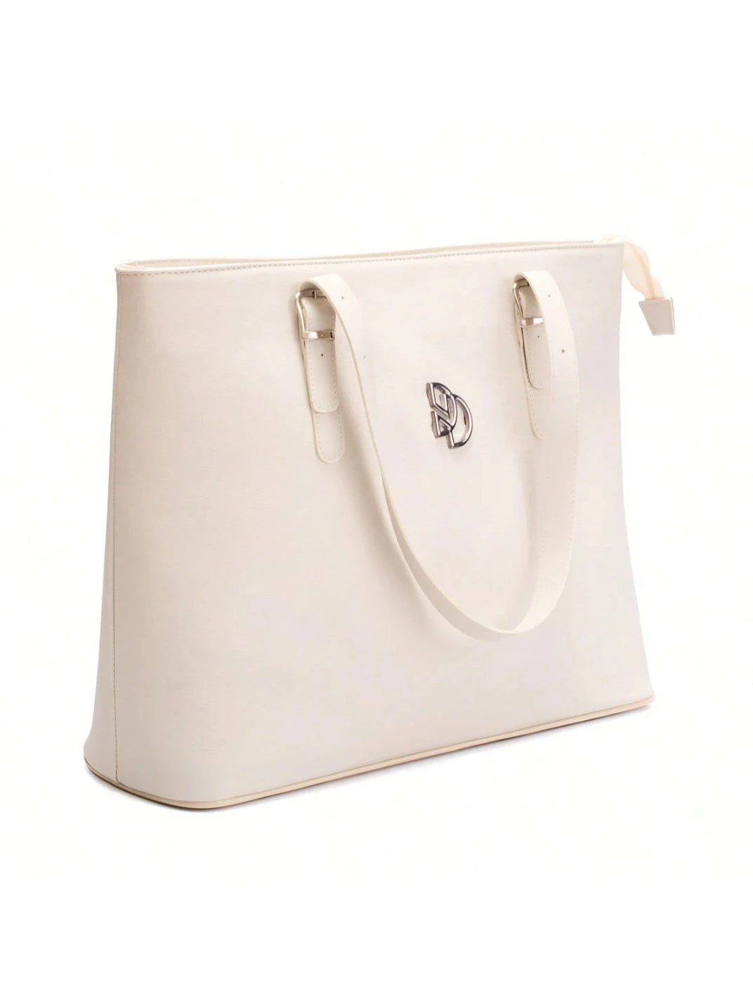 Bolsa Grande Basic Lisa Branco Off - EstiloE, Bolsa de Ombro, Bolsa Grande, Bolsa Grande Feminina, Bolsa Casual, Bolsa Feminina, Bolsa Elegante, Bolsa Básica, Bolsa Minimalista, Bolsa Grande Branca