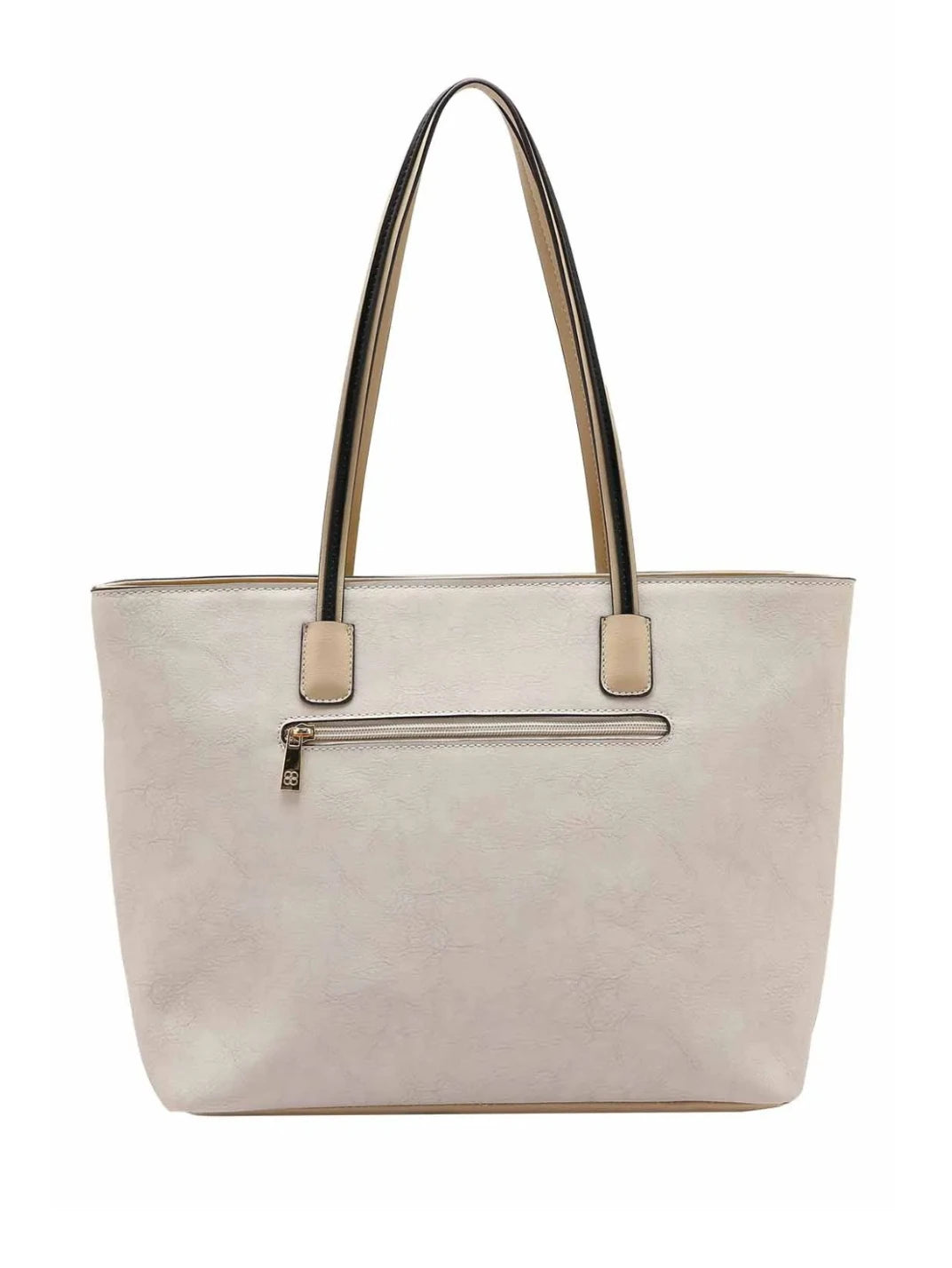 Bolsa Grande Detalhe Listras Chic Bege - EstiloE, Bolsa de Ombro, Bolsa Grande, Bolsa Grande Feminina, Bolsa Casual, Bolsa Feminina, Bolsa Elegante, Bolsa de Couro