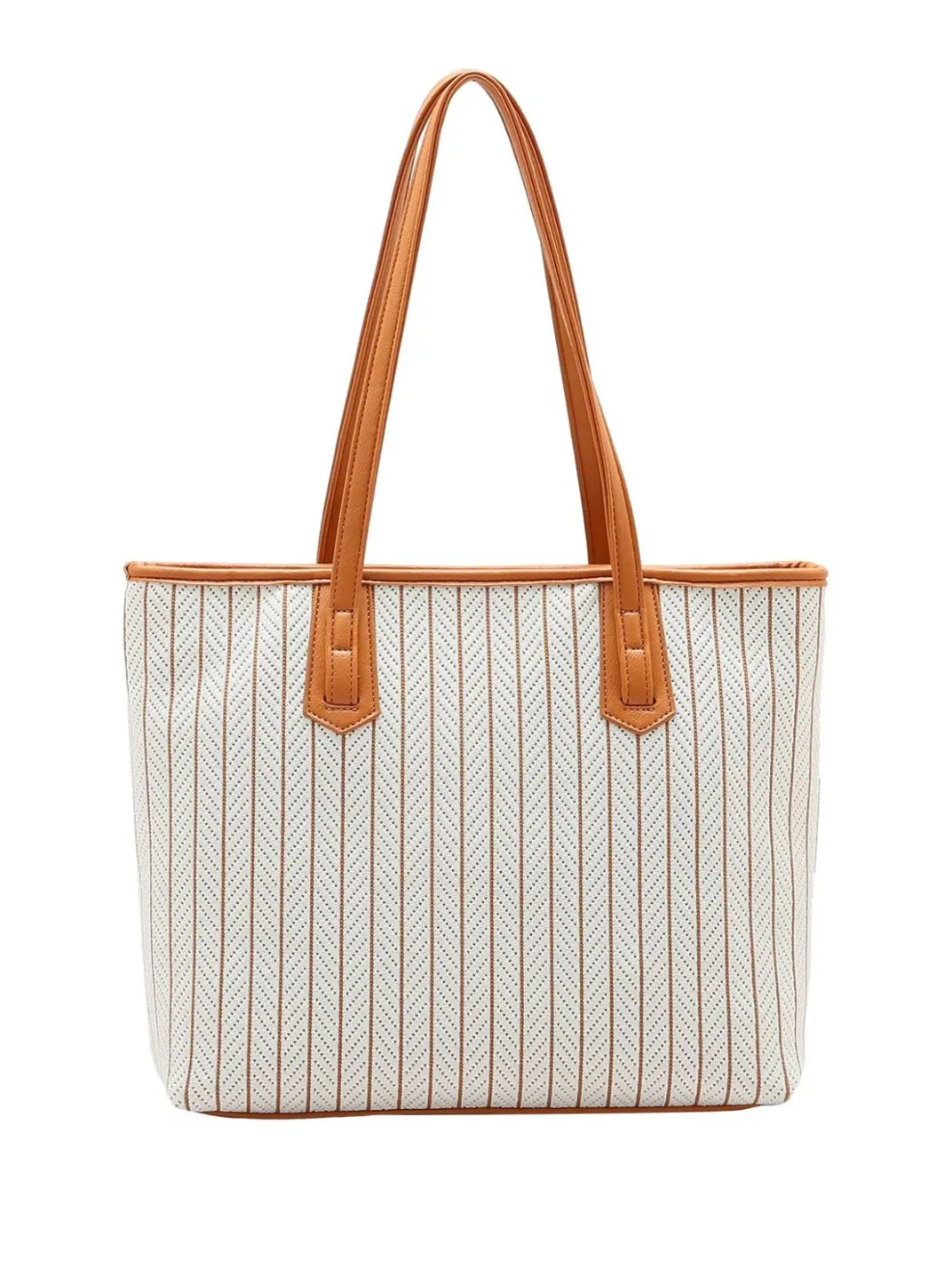 Bolsa Grande Listras Supreme Bege - EstiloE, Bolsa de Ombro, Bolsa Grande, Bolsa Grande Feminina, Bolsa Casual, Bolsa Feminina, Bolsa Elegante