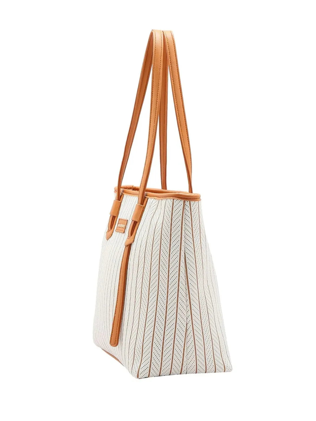 Bolsa Grande Listras Supreme Bege - EstiloE, Bolsa de Ombro, Bolsa Grande, Bolsa Grande Feminina, Bolsa Casual, Bolsa Feminina, Bolsa Elegante