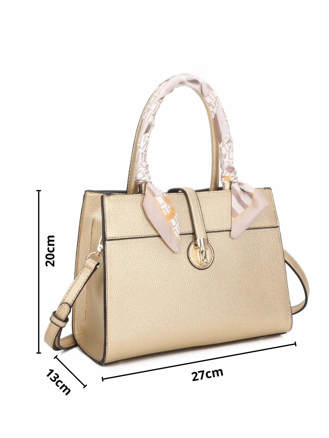 Bolsa Estruturada Alça com Lenço