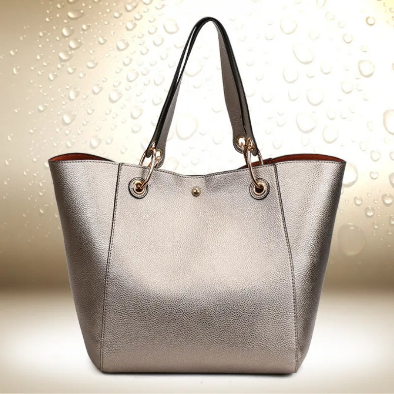 Bolsa Feminina Grande Maxi Lux Bronze - Estilo.E, Bolsas Feminina Grandes, Bolsa Grande, Bolsa Feminina de Ombro, Bolsa Feminina, Bolsa de Ombro, Bolsa Bronze