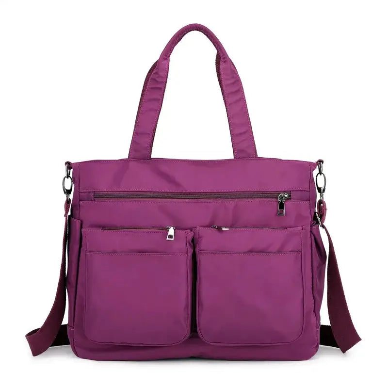 Bolsa Feminina Grande Bolsos Roxa - Estilo.e
