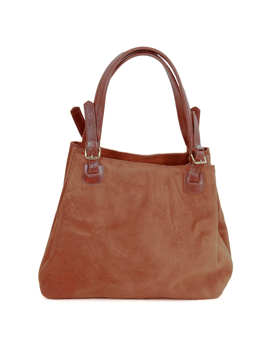 Bolsa Boho Grande Couro Camurça
