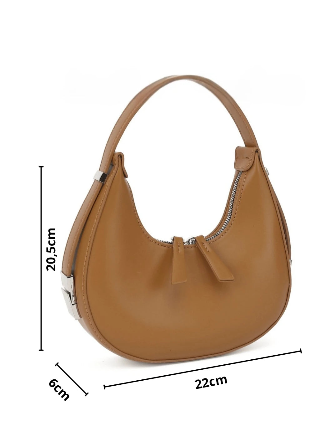 Bolsa Meia Lua Minimalista