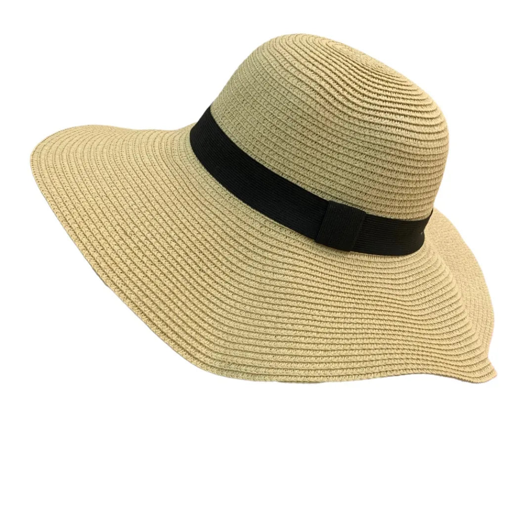 Chapéu de Praia Floppy Aba Larga Palha EstiloE, Chapéu Floppy de Aba Larga, Chapéu Feminino, Chapéu de Praia Floppy, Chapéu de Praia de Aba Larga, Chapéu de Praia, Chapéu de Palha