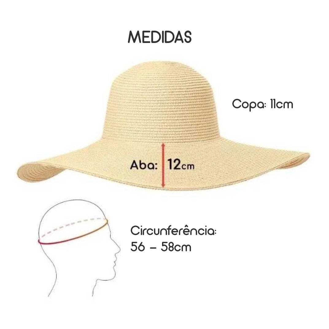 Chapéu de Praia Floppy Aba Larga EstiloE, Chapéu Floppy de Aba Larga, Chapéu Feminino, Chapéu de Praia Floppy, Chapéu de Praia de Aba Larga, Chapéu de Praia, Chapéu de Palha