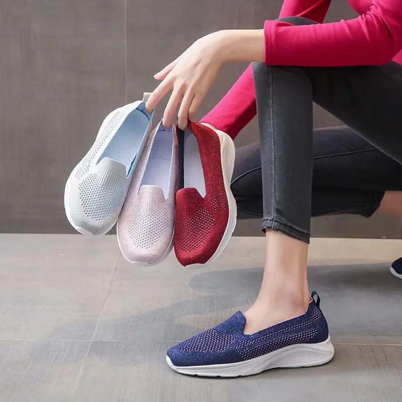 Tênis Feminino Casual Bicolor - Estilo.e
