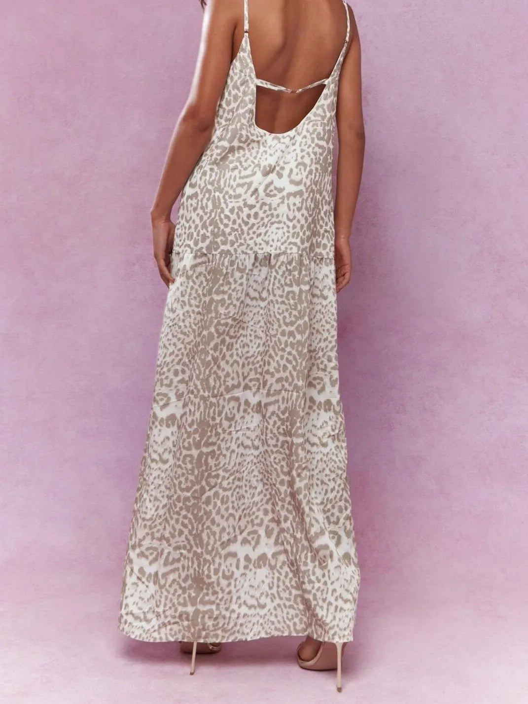 Vestido Longo Maxi Alcinha Onça Bege EstiloE, Vestido Longo, Vestido Feminino, Vestido Casual, Vestido Alcinha, Vestido Soltinho, Vestido Boho, Vestido Estampado, Vestido de Alcinha, Vestido Oncinha, Vestido Onça, Vestido Animal Print