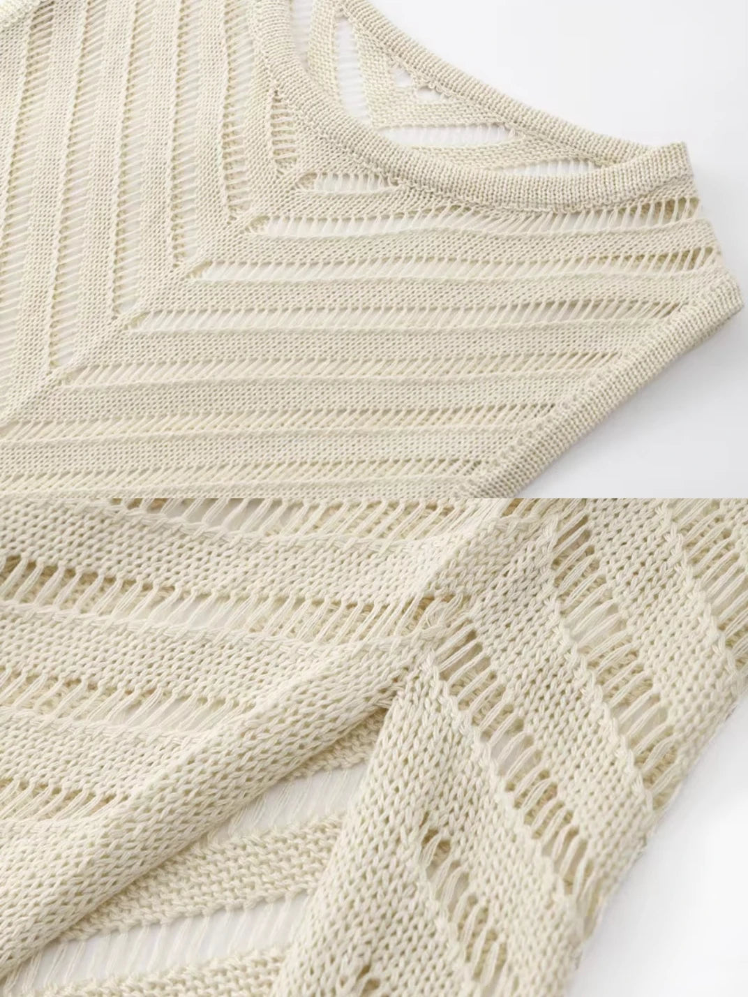 Vestido Saída de Praia Longo Chevron EstiloE, Vestido Feminino, Vestido Saída de Praia, Vestido Croche, Vestido Tricô, Vestido Longo Tricô, Saída de Praia Croche Bege