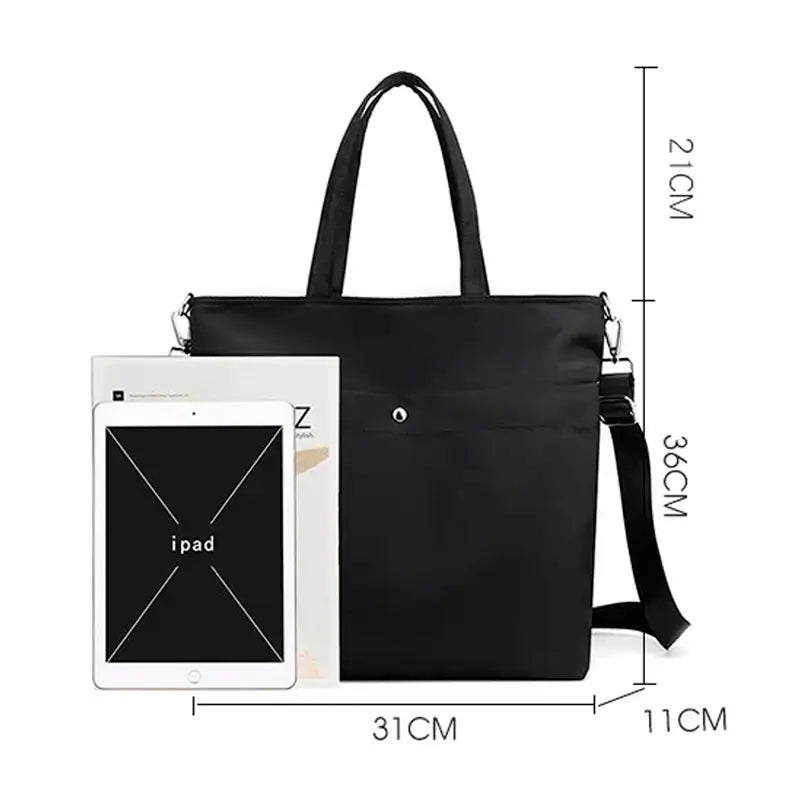 Bolsa Feminina Nylon Elegance Medidas - Estilo.e