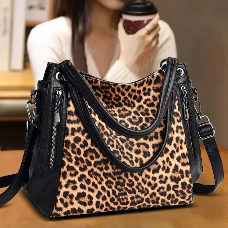 Bolsa de Ombro Animal Print, Bolsa Feminina, Bolsa Feminina Grande, Bolsa de ombro, Bolsa Animal Print