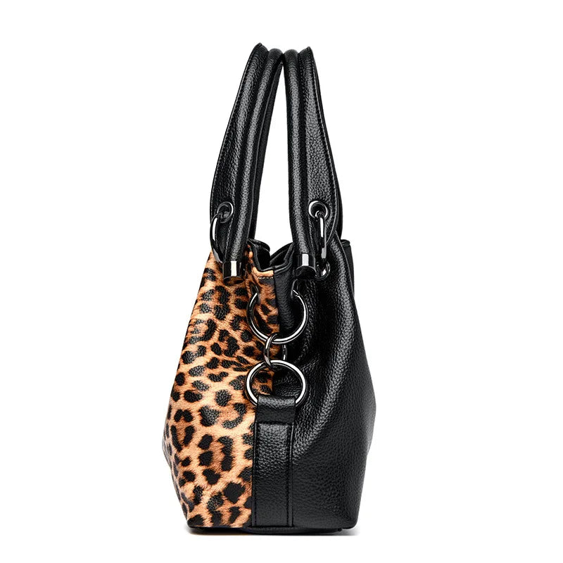 Bolsa de Ombro Animal Print Estampa Onça, Bolsa Feminina, Bolsa Feminina Média, Bolsa de ombro, Bolsa Animal Print