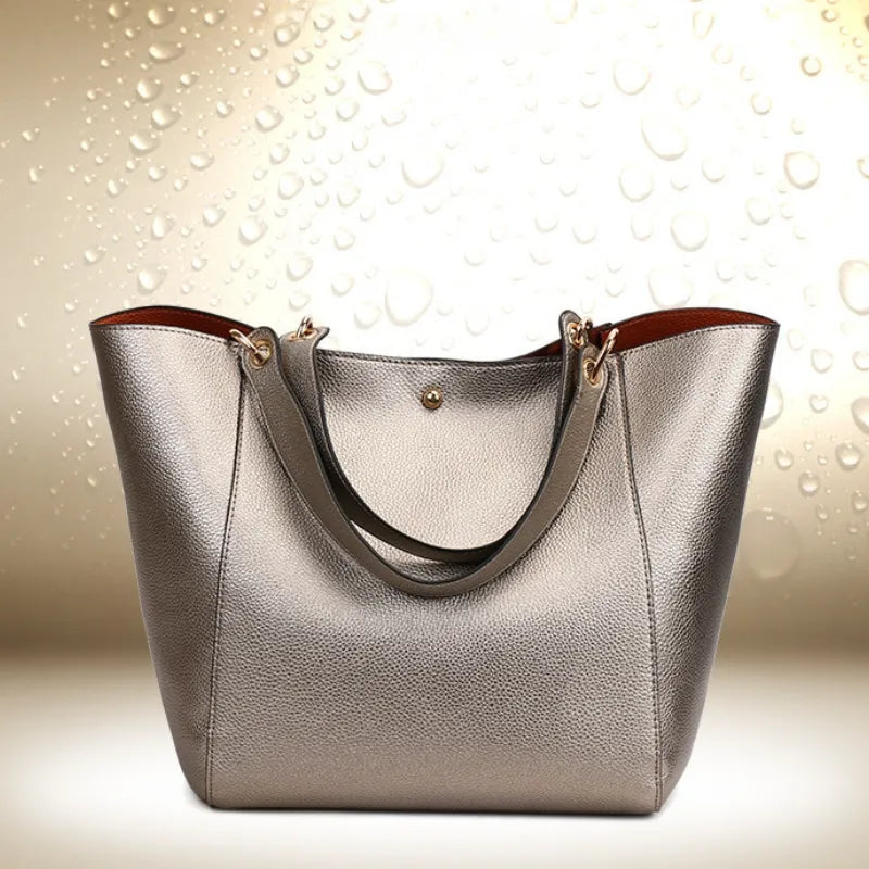 Bolsa Feminina Grande Maxi Lux Bronze - Estilo.E, Bolsas Feminina Grandes, Bolsa Grande, Bolsa Feminina de Ombro, Bolsa Feminina, Bolsa de Ombro, Bolsa Bronze