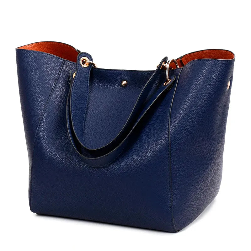 Bolsa Feminina Grande Maxi Marinho - Estilo.E, Bolsas Feminina Grandes, Bolsa Grande, Bolsa Feminina de Ombro, Bolsa Feminina, Bolsa de Ombro