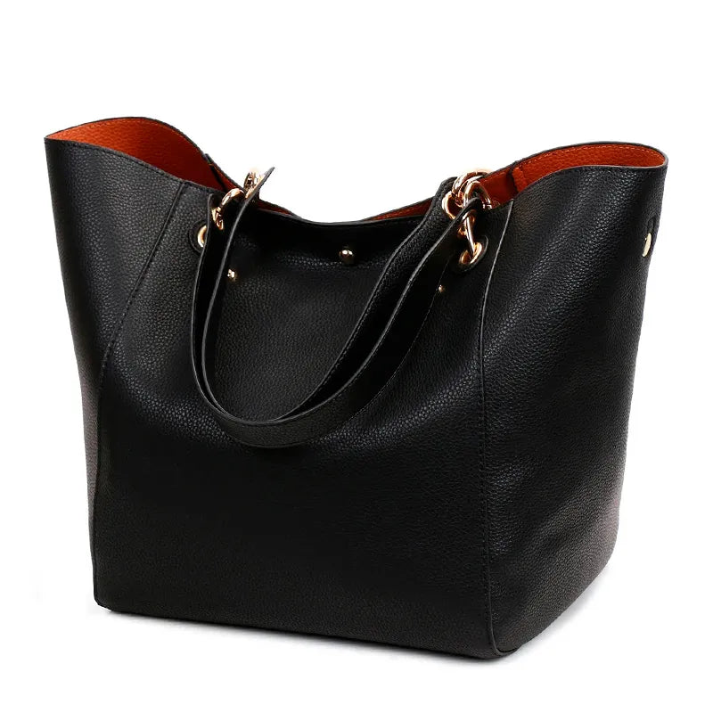 Bolsa Feminina Grande Maxi Preto - Estilo.E, Bolsas Feminina Grandes, Bolsa Grande, Bolsa Feminina de Ombro, Bolsa Feminina, Bolsa de Ombro