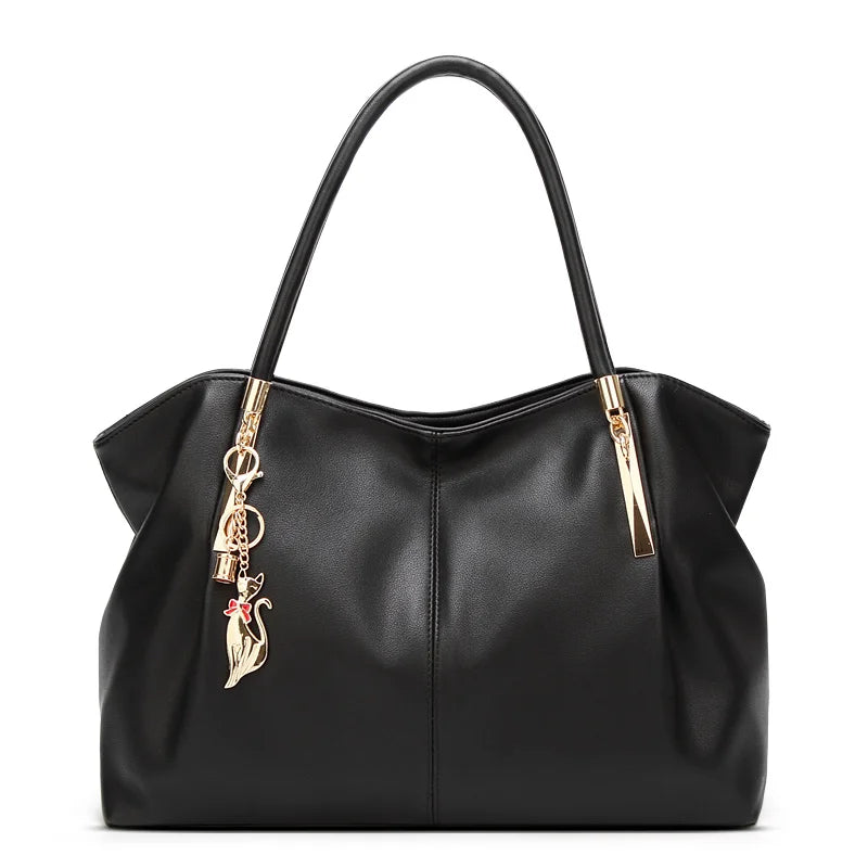 Bolsa Feminina de Ombro Elegance Preto - Estilo.E, Bolsas Feminina Grandes, Bolsa Grande, Bolsa Feminina de Ombro, Bolsa Feminina, Bolsa de Ombro