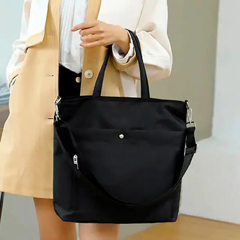 Bolsa Feminina Nylon Elegance Preto - Estilo.e