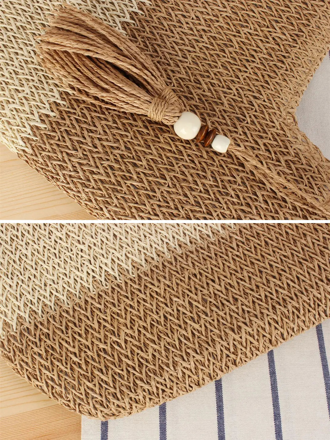Bolsa de Palha Bicolor EstiloE, Bolsa de Palha, Bolsa de Praia, Bolsa Grande, Bolsa de Praia de Palha, Bolsa Feminina, Bolsa Grande de Praia, Bolsa de Croche, Bolsa Boho, Bolsa de Ombro