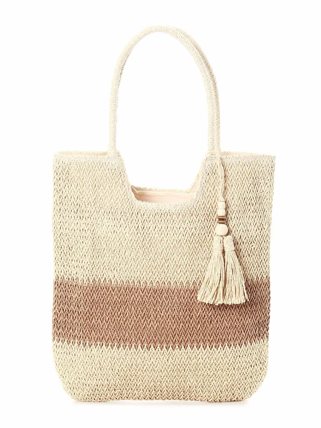 Bolsa de Palha Bicolor Bege EstiloE, Bolsa de Palha, Bolsa de Praia, Bolsa Grande, Bolsa de Praia de Palha, Bolsa Feminina, Bolsa Grande de Praia, Bolsa de Croche, Bolsa Boho, Bolsa de Ombro