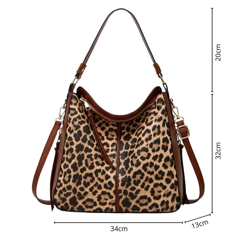 Bolsa de Ombro Animal Print, Bolsa Feminina, Bolsa Feminina Grande, Bolsa de ombro, Bolsa Animal Print