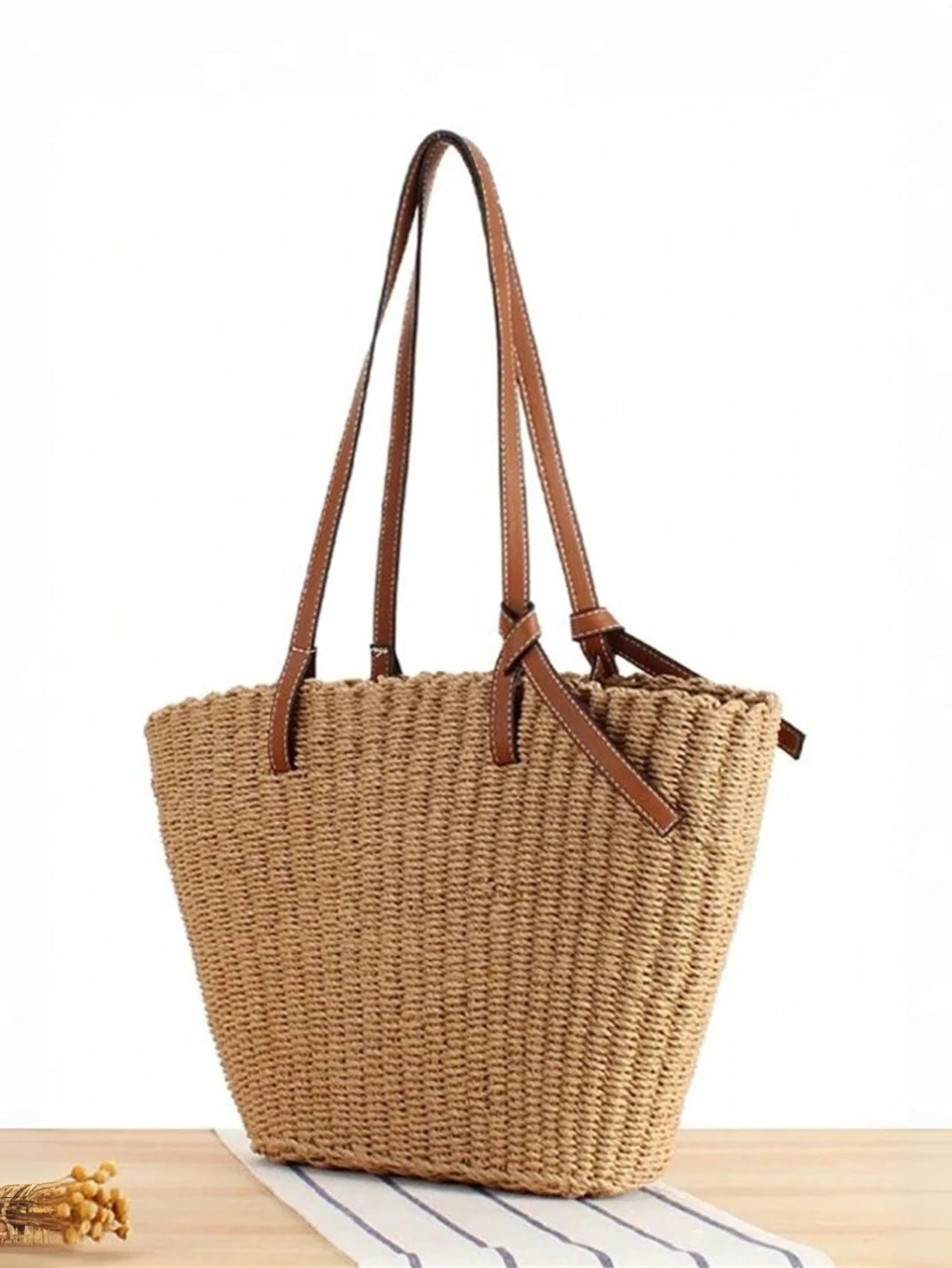 Bolsa de Praia Grande Estruturada Caqui EstiloE, Bolsa de Palha, Bolsa de Praia, Bolsa Grande, Bolsa de Praia de Palha, Bolsa Feminina, Bolsa Grande de Praia, Bolsa Boho, Bolsa de Ombro