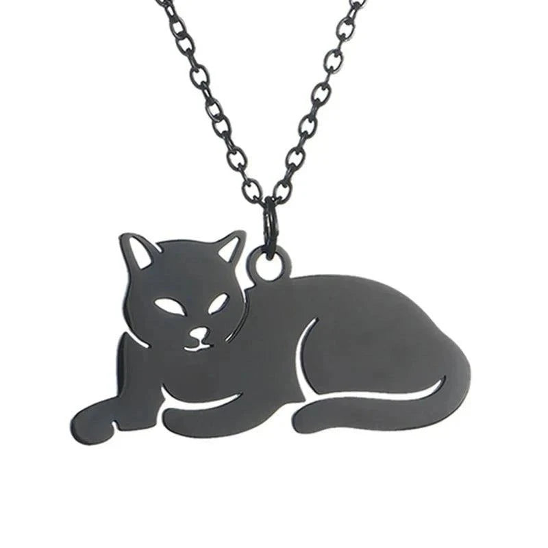 Colar Gatinho Manhoso Preto - Estilo.e