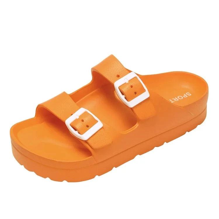 Papete Birken Feminino Fivela Laranja - Estilo.E