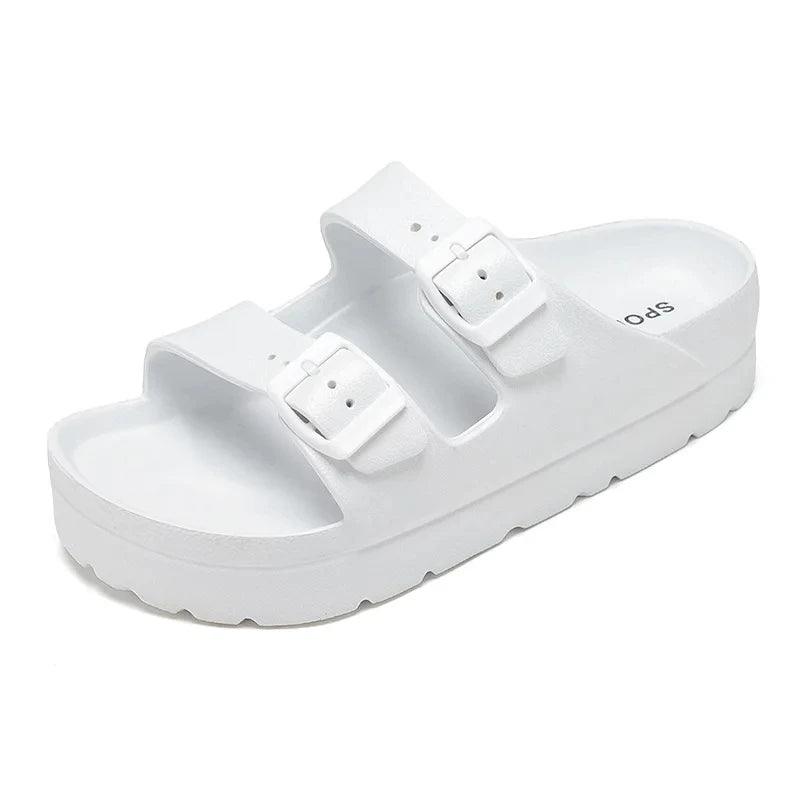 Papete Birken Feminino Fivela Branco - Estilo.E