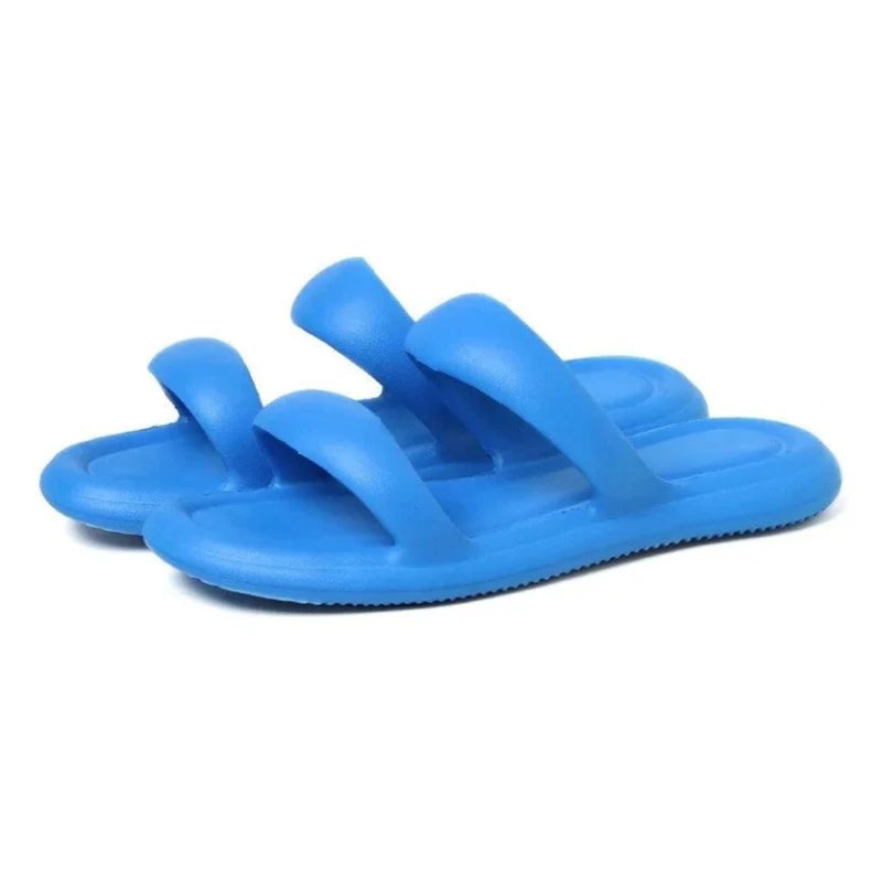 Chinelo Flatform Nuvem Soft Azul - Estilo.E