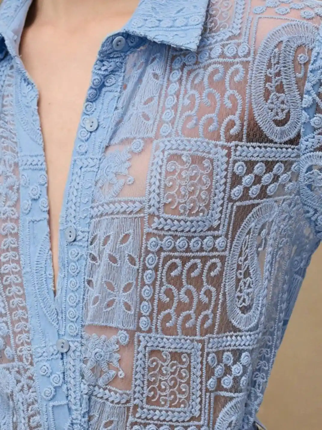 Camisa Feminina Manga Longa Bordada Azul - EstiloE, Camisa Manga Longa, Camisa Feminina Manga Longa, Camisa Feminina Bordada, Camisa Feminina Estampada, Camisa Feminina, Blusa Sofisticada, Blusa Manga Longa, Blusa Feminina Azul, Blusa Feminina, Blusa Bordada, Blusa Elegante