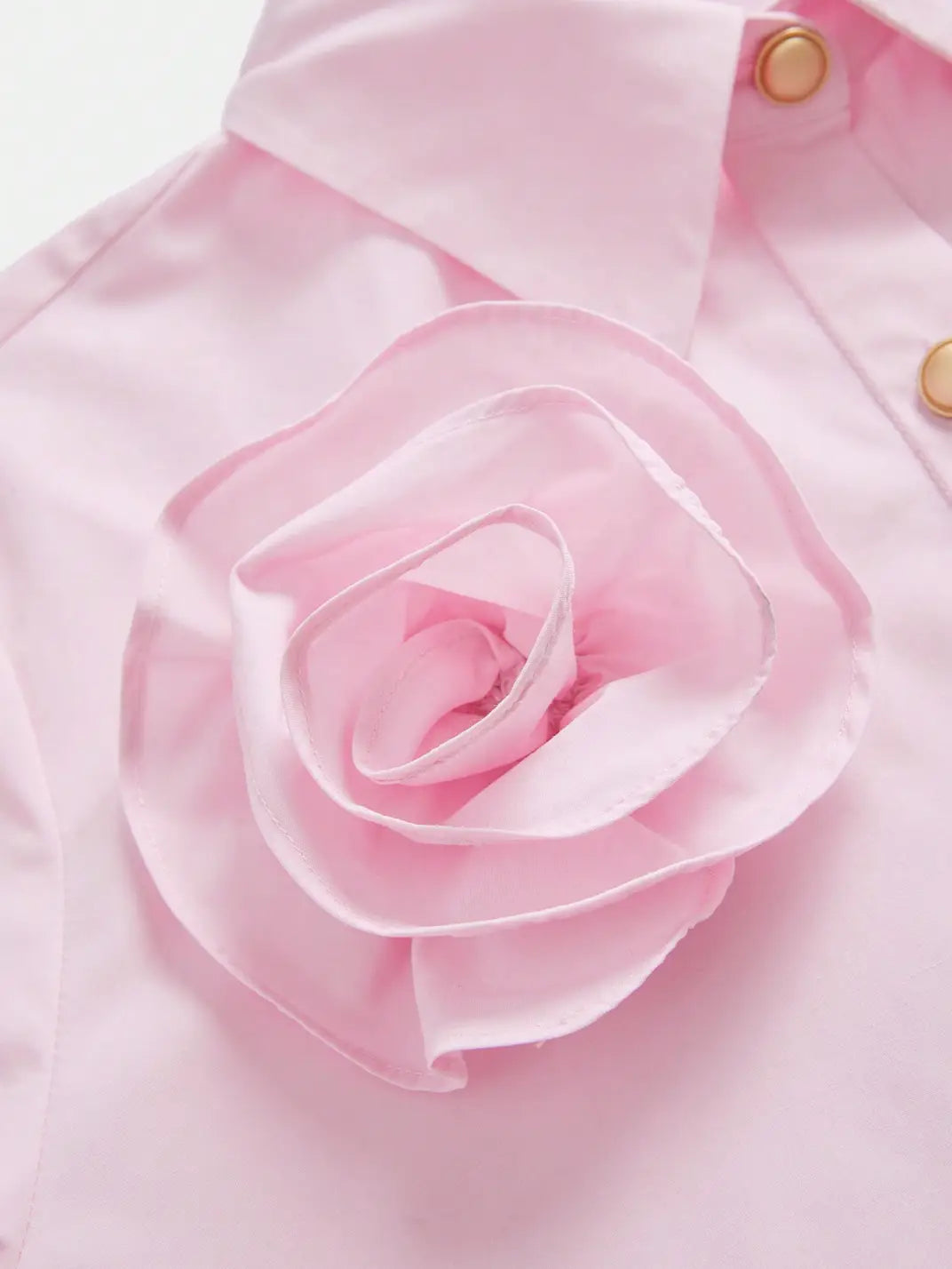 Camisa Feminina Manga Longa Flor Rosa - EstiloE, Camisa Feminina, Camisa Feminina Manga Longa, Camisa Feminina com Flor, Blusa Feminina, Blusa Manga Longa, Blusa com Flor, Camisa Feminina Rosa 