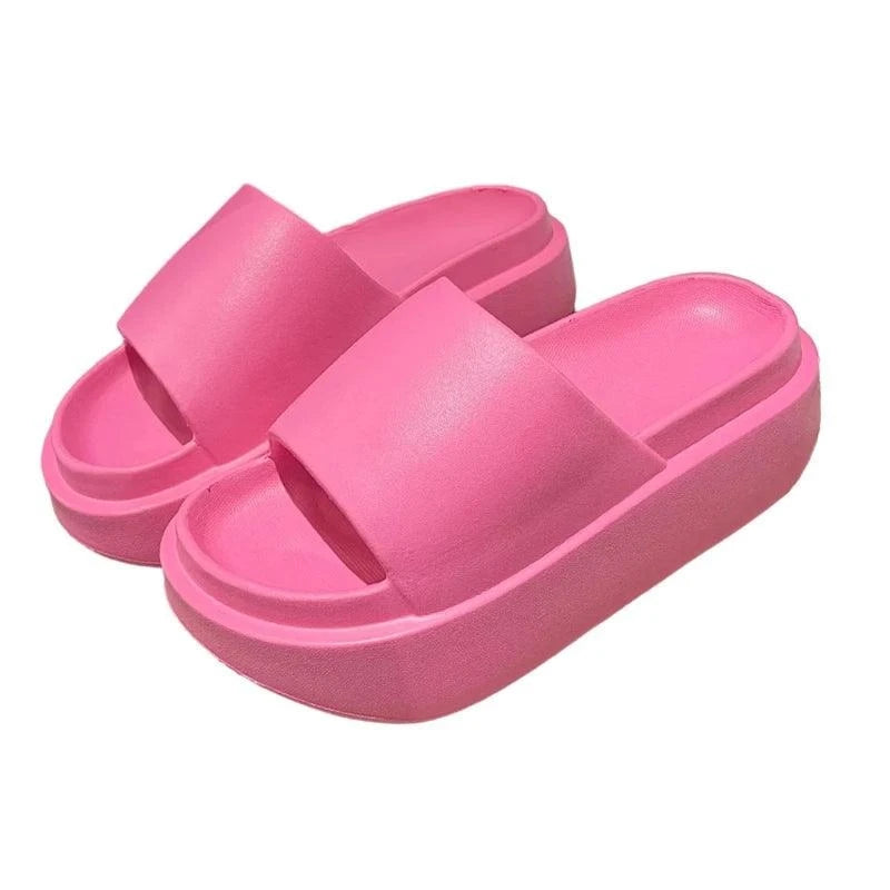 Chinelo Plataforma Feminino Flatform Pink - Estilo.E, Chinelo Feminino, Sandália Flatform, Chinelo Plataforma, Chinelos Plataforma Feminino, Chinelo Flatform, Tamanco Feminino, Tamanco Plataforma