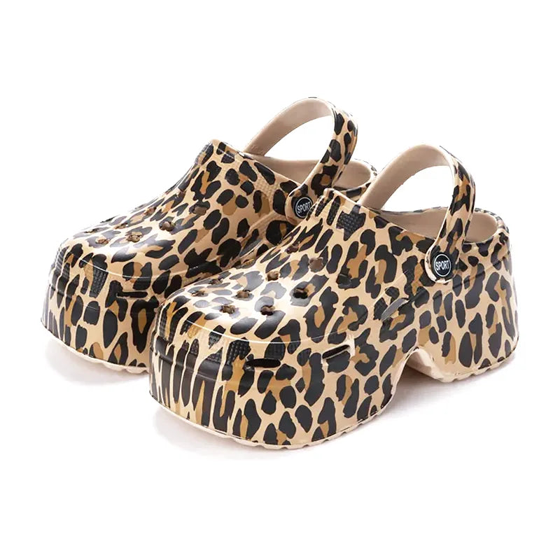 Clog Babuche Pataforma Alta, Babuche Plataforma, Chinelo Feminino, Clog, Babuche, Sandália Babuche, Clogs Femininos, Animal Print, Estampa Oncinha