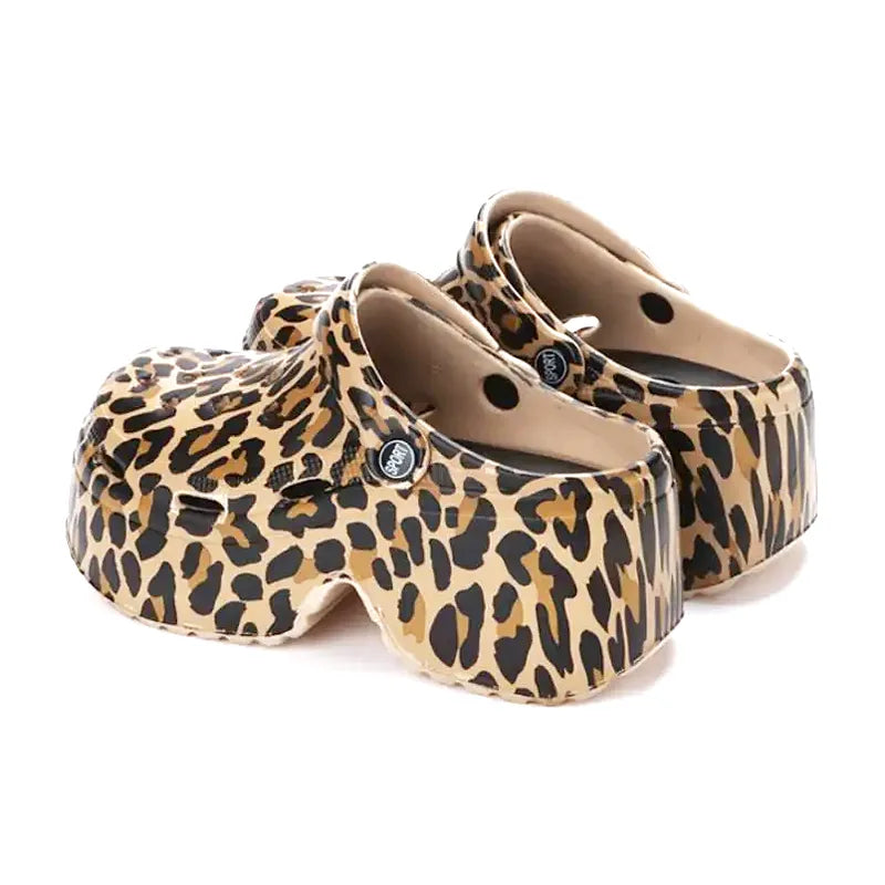 Clog Babuche Pataforma Alta, Babuche Plataforma, Chinelo Feminino, Clog, Babuche, Sandália Babuche, Clogs Femininos, Animal Print, Estampa Oncinha