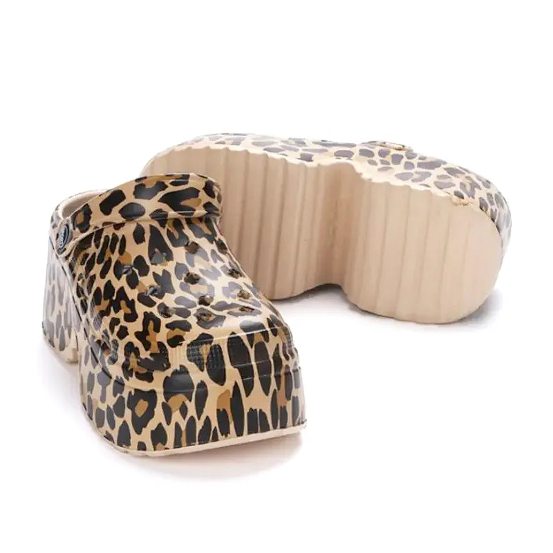 Clog Babuche Pataforma Alta, Babuche Plataforma, Chinelo Feminino, Clog, Babuche, Sandália Babuche, Clogs Femininos, Animal Print, Estampa Oncinha