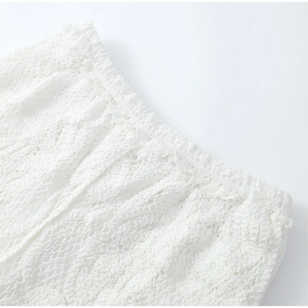 Conjunto Calça e Blusa Crochê Branco EstiloE, Conjunto Feminino, Conjunto Calça e Blusa, Conjunto Feminino Calça e Blusa, Conjunto Feminino Boho, Conjunto Croche Feminino, Conjunto Calça e Blusa Croche, Conjunto Croche Branco, Conjunto Elegante