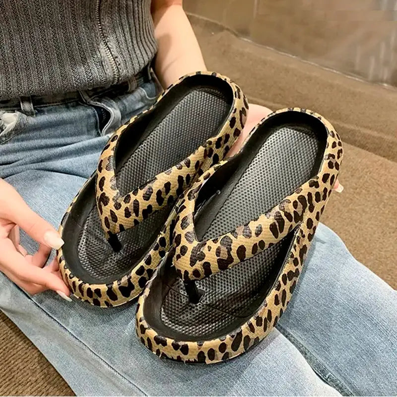 Chinelo Nuvem Oncinha de Dedo - Estilo.E