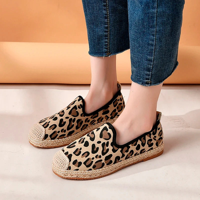 Sapatilha Loafer Aimal Print Onça - Estilo.E