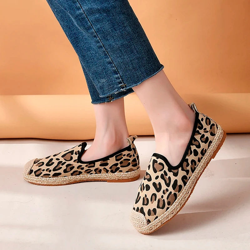 Sapatilha Loafer Aimal Print Onça - Estilo.E