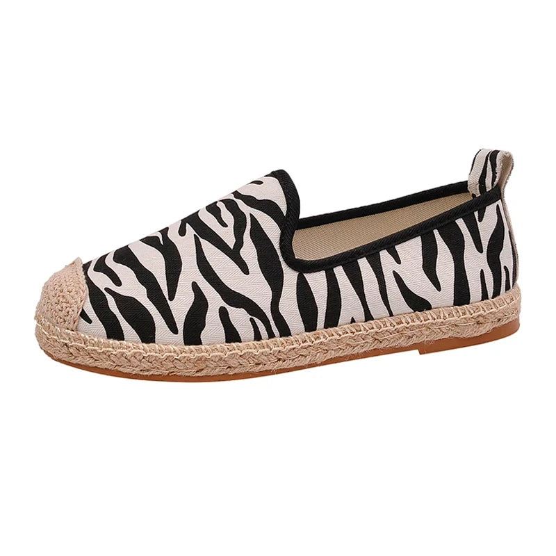 Sapatilha Loafer Aimal Print Zebra - Estilo.E