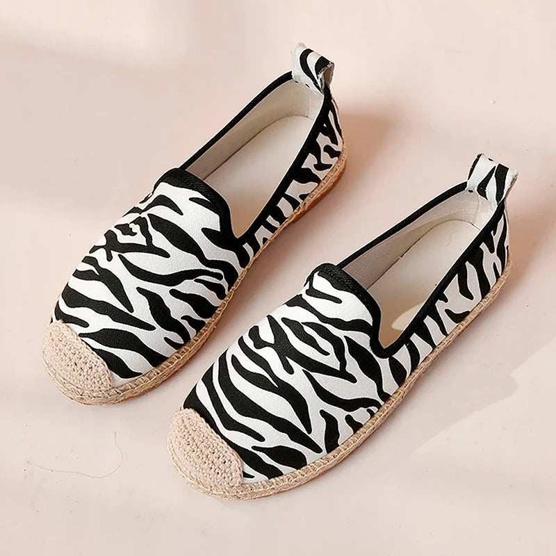 Sapatilha Loafer Aimal Print Zebra - Estilo.E