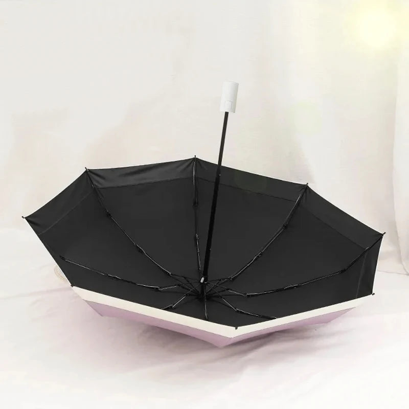 Sombrinha Automática Bicolor Lilac - Estilo.E, Sombrinha, Sombrinha Automática, Sombrinha com Proteção Solar, Sombrinha Mini, Mini Guarda Chuva, Sombrinha Pequena, Guarda Chuva de Bolsa, Sombrinha de Chuva