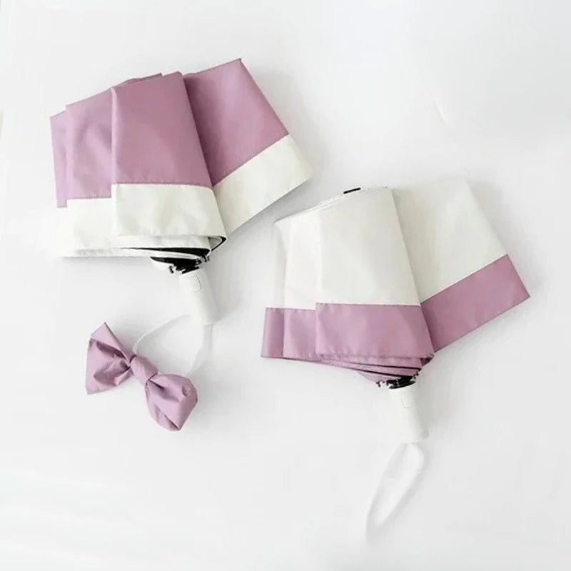 Sombrinha Automática Bicolor Lilac - Estilo.E, Sombrinha, Sombrinha Automática, Sombrinha com Proteção Solar, Sombrinha Mini, Mini Guarda Chuva, Sombrinha Pequena, Guarda Chuva de Bolsa, Sombrinha de Chuva