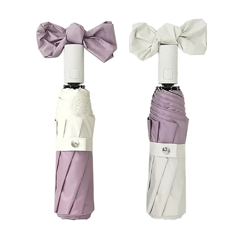 Sombrinha Automática Bicolor Lilac - Estilo.E, Sombrinha, Sombrinha Automática, Sombrinha com Proteção Solar, Sombrinha Mini, Mini Guarda Chuva, Sombrinha Pequena, Guarda Chuva de Bolsa, Sombrinha de Chuva