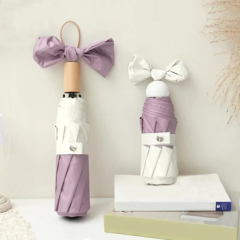 Sombrinha Bicolor Lilac - Estilo.E, Sombrinha, Sombrinha Manual, Sombrinha com Proteção Solar, Sombrinha Mini, Mini Guarda Chuva, Sombrinha Pequena, Guarda Chuva de Bolsa, Sombrinha de Chuva