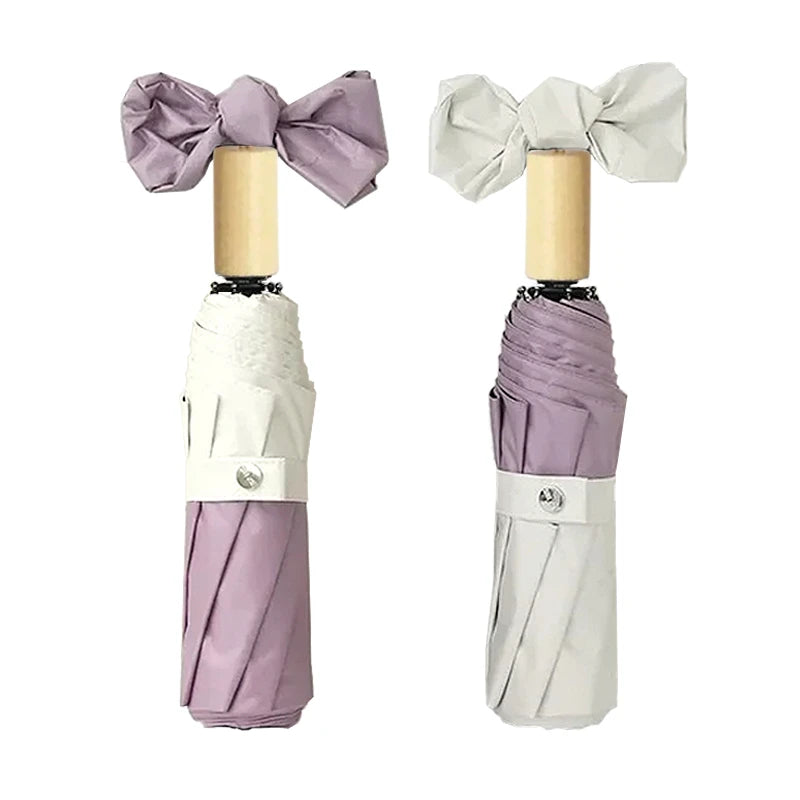 Sombrinha Manual Bicolor Lilac - Estilo.E, Sombrinha, Sombrinha Manual, Sombrinha com Proteção Solar, Sombrinha Mini, Mini Guarda Chuva, Sombrinha Pequena, Guarda Chuva de Bolsa, Sombrinha de Chuva