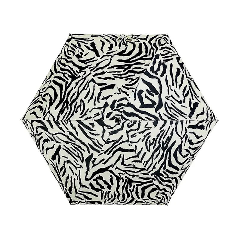 Sombrinha Mini Argola Animal Zebra - Estilo.E, Sombrinha, Sombrinha com Proteção Solar, Sombrinha Mini, Mini Guarda Chuva, Sombrinha Pequena, Guarda Chuva de Bolsa, Sombrinha de Chuva