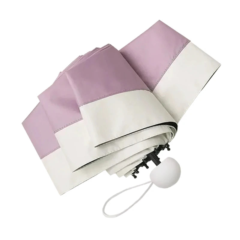 Sombrinha Mini Bicolor Lilac Roxo - Estilo.E, Sombrinha, Sombrinha com Proteção Solar, Sombrinha Mini, Mini Guarda Chuva, Sombrinha Pequena, Guarda Chuva de Bolsa, Sombrinha de Chuva